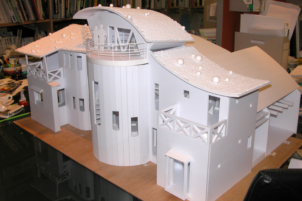 西宮市・S邸新築工事 20分の1模型製作